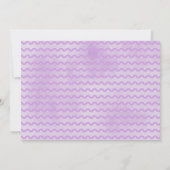 Lila Owl Floral Dankeschön Karte (Rückseite)