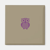 Lila Owl Magnet (Vorne)