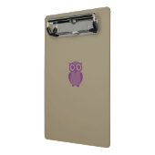 Lila Owl Mini-Zwischenablage Mini Klemmbrett (Gewinkelt2)