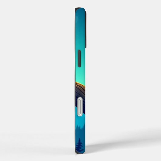 Lila Owl Phone Case (Rückseite / Rechts)