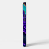 Lila Owl Phone Case (Rückseite / Links)