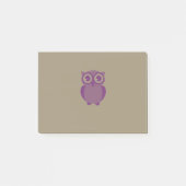 Lila Owl Post-it®-Notizen Post-it Klebezettel (Vorderseite)