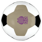 Lila Owl Soccer Ball (Gedreht)