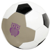Lila Owl Soccer Ball (Dreiviertel)