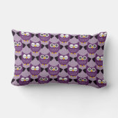 Lila Owls Lendenkissen (Rückseite)