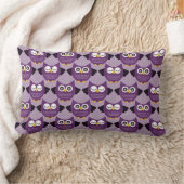 Lila Owls Lendenkissen (Decke)