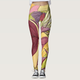 Lila Oxalis Leggings