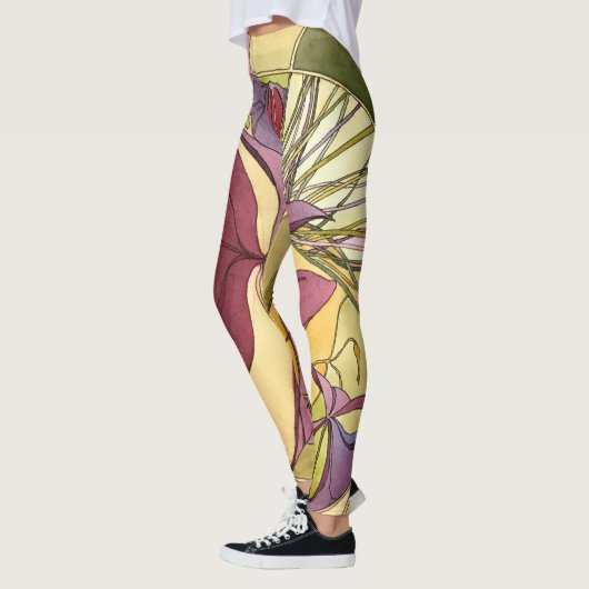 Lila Oxalis Leggings (Links)