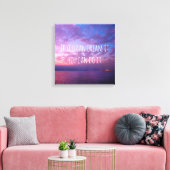 Lila Ozean Sonnenuntergang Foto Traum Es tut es Zi Leinwanddruck (Insitu (Wohnzimmer))