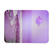 Lila Ozean und Sky 3X4 Inch Foto Magnet (Horizontal)