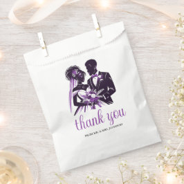 Lila Paar Geschenktütchen