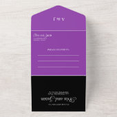 Lila Paar in einer Einladung (Außenbereich)