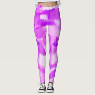 Lila Paint Spritzer #3 Leggings