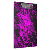 Lila Paint Spritzer Clipboard Klemmbrett (Rechts)