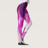 Lila Paint-Spritzer Leggings (Rechts)