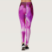 Lila Paint-Spritzer Leggings (Rückseite)