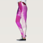 Lila Paint-Spritzer Leggings (Links)