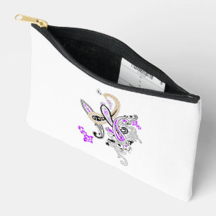 Lila Paisley-Accessoire-Tasche Zubehörtasche