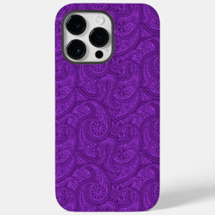 Lila Paisley Case-Mate iPhone 14 Pro Max Hülle