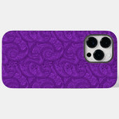 Lila Paisley Case-Mate iPhone Hülle (Rückseite (Horizontal))