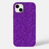 Lila Paisley Case-Mate iPhone Hülle (Rückseite)