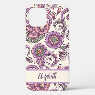 Lila Paisley Case-Mate iPhone Hülle