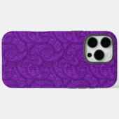 Lila Paisley Case-Mate iPhone Hülle (Rückseite (Horizontal))