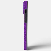 Lila Paisley Case-Mate iPhone Hülle (Rückseite / Links)