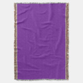 Lila Paisley Decke (Vorderseite Vertikal)