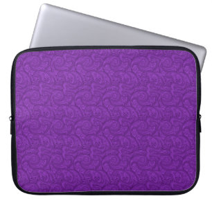 Lila Paisley Laptopschutzhülle