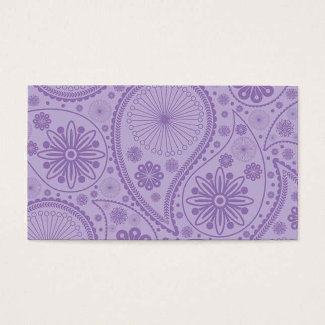 Lila Paisley-Muster (Vorderseite)
