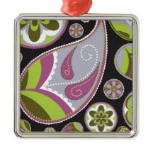 Lila Paisley-Muster