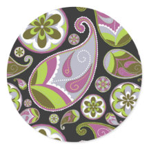 Lila Paisley-Muster