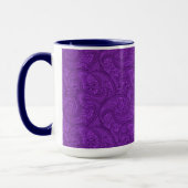 Lila Paisley Tasse (Links)