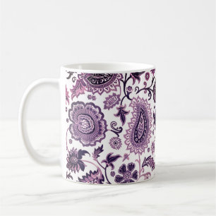 Lila-Paisley-Tasse Kaffeetasse