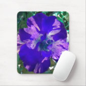 Lila panaschiertes Rosen-Mauspad Mousepad (Mit Mouse)
