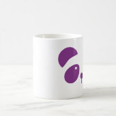 Lila Panda-Tasse Kaffeetasse (Mittel)