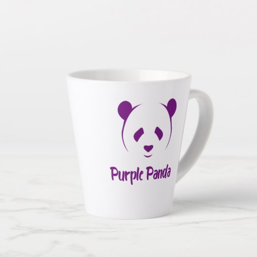 Lila Panda-Tasse Milchtasse (Rechte Ecke)