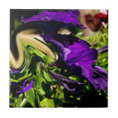 Lila Panik Fliese (Vorderseite)