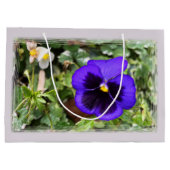 Lila Panik Große Geschenktüte (Rückseite)