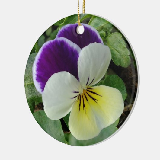 Lila Panik Keramik Ornament (Links)