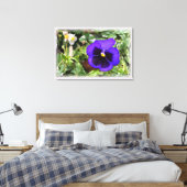 Lila Panik Leinwanddruck (Insitu (Schlafzimmer))