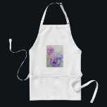 Lila Pansy Blume Floral Küche Schürze<br><div class="desc">Lila Pansy Blume Floral Art Küche Schürze. Mit einer meiner ursprünglichen Aquarellen. Fügen Sie Ihrem Leben ein wenig Zauber hinzu!</div>