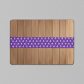 Lila Pansy Blume Nahtloses Muster auf Großer Tischläufer