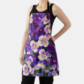 Lila Pansy Blume Schürze (InSitu)