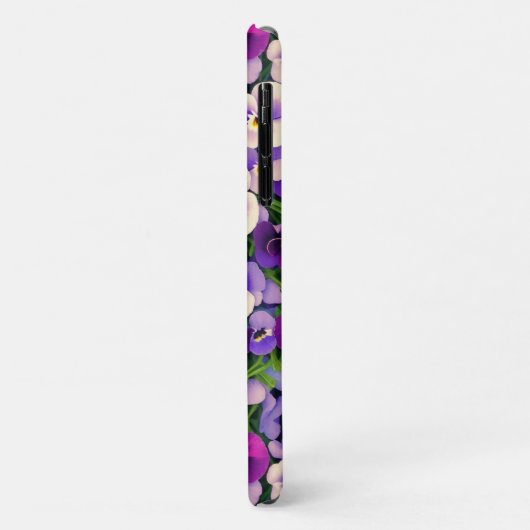 Lila Pansy Blume Telefoncase Case-Mate iPhone Hülle (Hinten/Links)