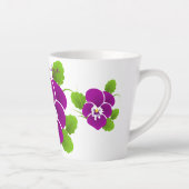 Lila Pansy Blume Thunder_Cove Milchtasse (Rechts)