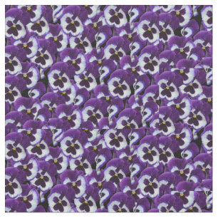 Lila Pansy Bouquet, Stoff