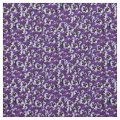 Lila Pansy Bouquet, Stoff (Muster)