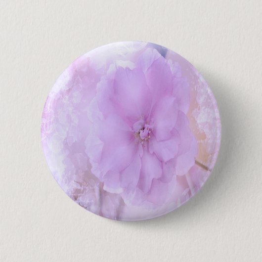 Lila Pansy Button (Vorderseite)